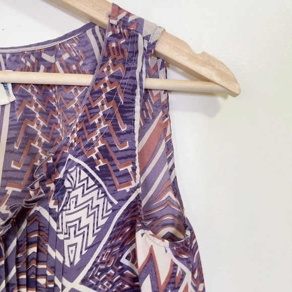 ANTHROPOLOGIE | EDME & ESYLLTE SILK SUMMER PRINTED  BLOUSE - Picture 8 of 10